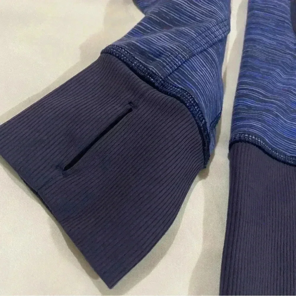Lululemon Size  6 Luon Nice Asana Jacket Wee Are From Space Cadet Blue - Picture 4 of 11